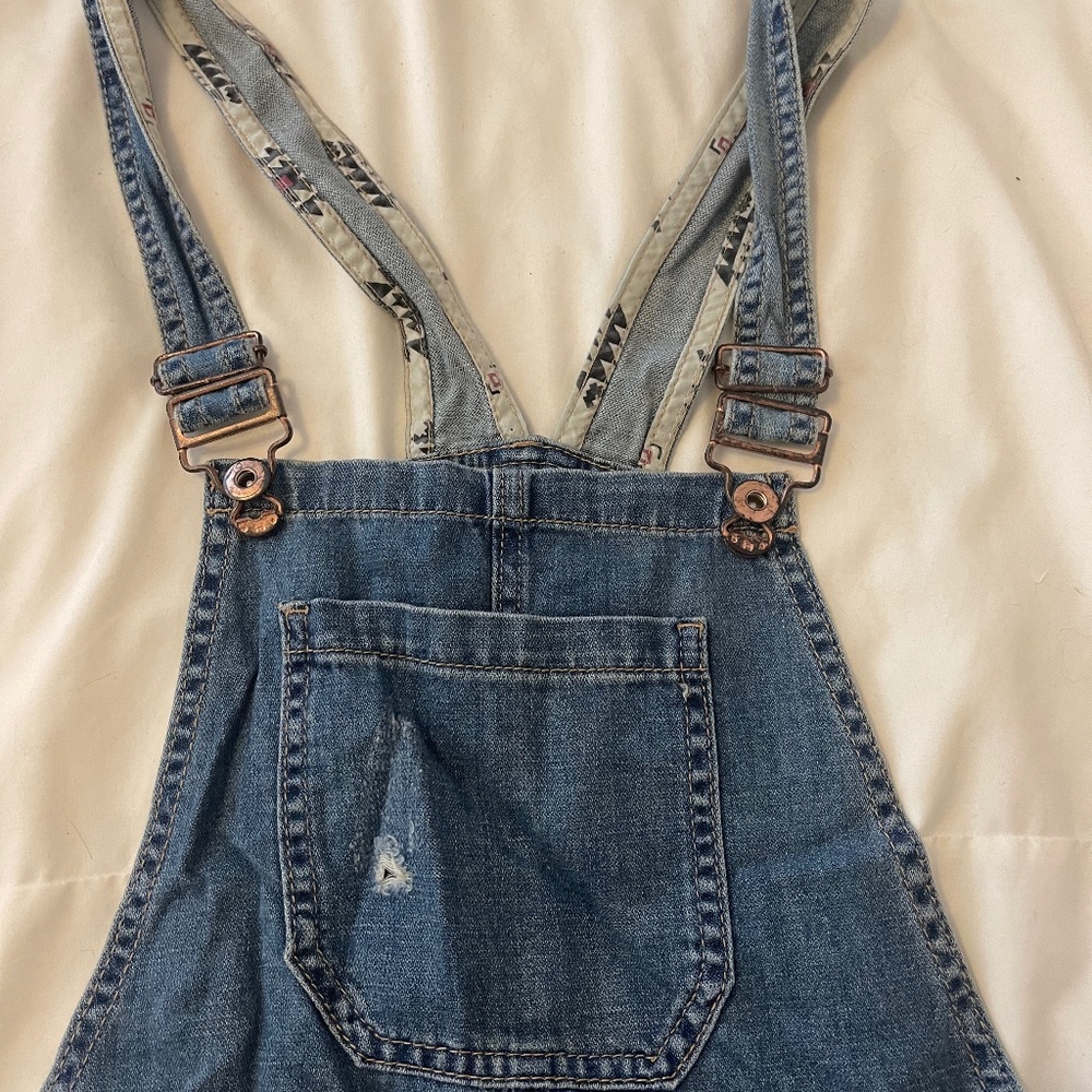 Forever 21 denim overalls